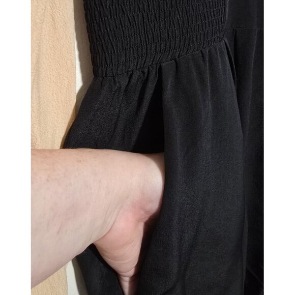 Twelfth Street Cynthia Vincent Romper M Retro Classic Old Money button Pintucked - Picture 13 of 16